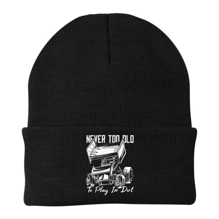 SPRINT CAR DIRT TRACK RACING Play In Dirt Knit Cap Winter Beanie