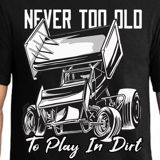 SPRINT CAR DIRT TRACK RACING Play In Dirt Pajama Set