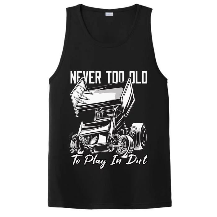 SPRINT CAR DIRT TRACK RACING Play In Dirt Performance Tank