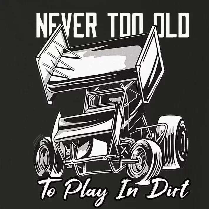 SPRINT CAR DIRT TRACK RACING Play In Dirt Toddler Long Sleeve Shirt