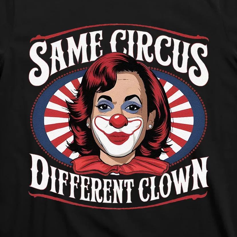 Same Circus Different Clown Kamala Harris Funny T-Shirt