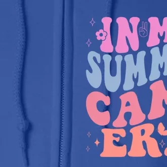 Summer Camp Era Retro Summer Fun And Making Memories Gift Full Zip Hoodie