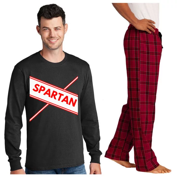 Spartan Cheerleader Easy Halloween Costume Design Long Sleeve Pajama Set