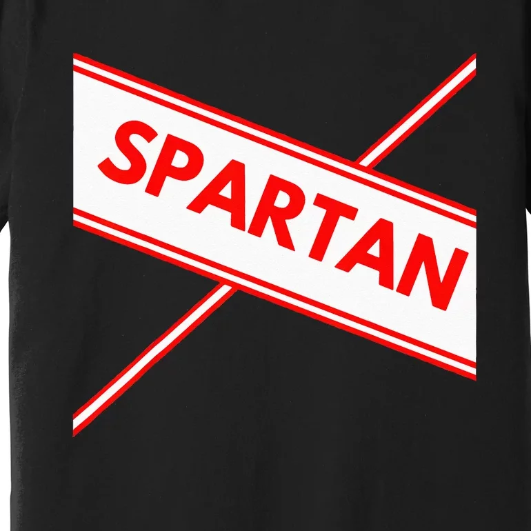 Spartan Cheerleader Easy Halloween Costume Design Premium T-Shirt