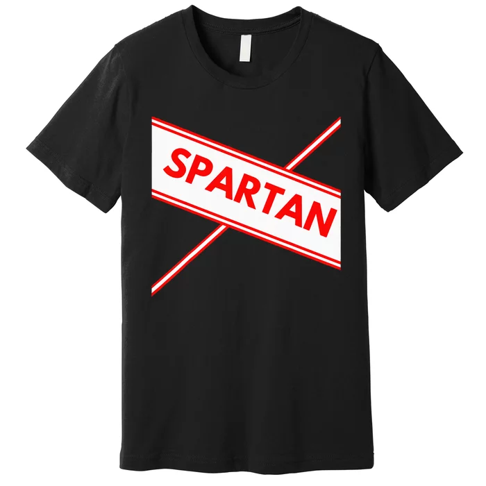 Spartan Cheerleader Easy Halloween Costume Design Premium T-Shirt