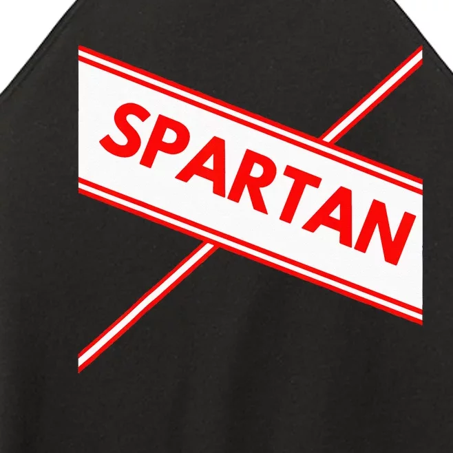 Spartan Cheerleader Easy Halloween Costume Design Women’s Perfect Tri Rocker Tank