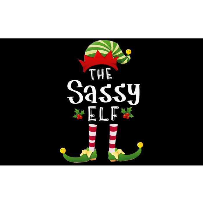 Sassy Christmas Elf Matching Pajama XMas Party Bumper Sticker