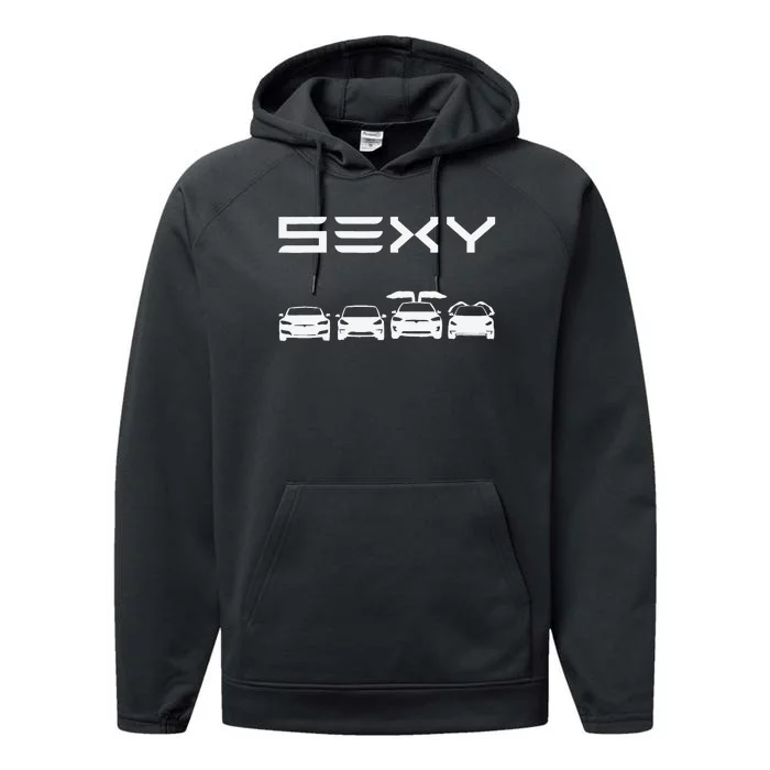 Sexy Cars Electric Cars Zero Emissions Haha Gas Performance Fleece Hoodie