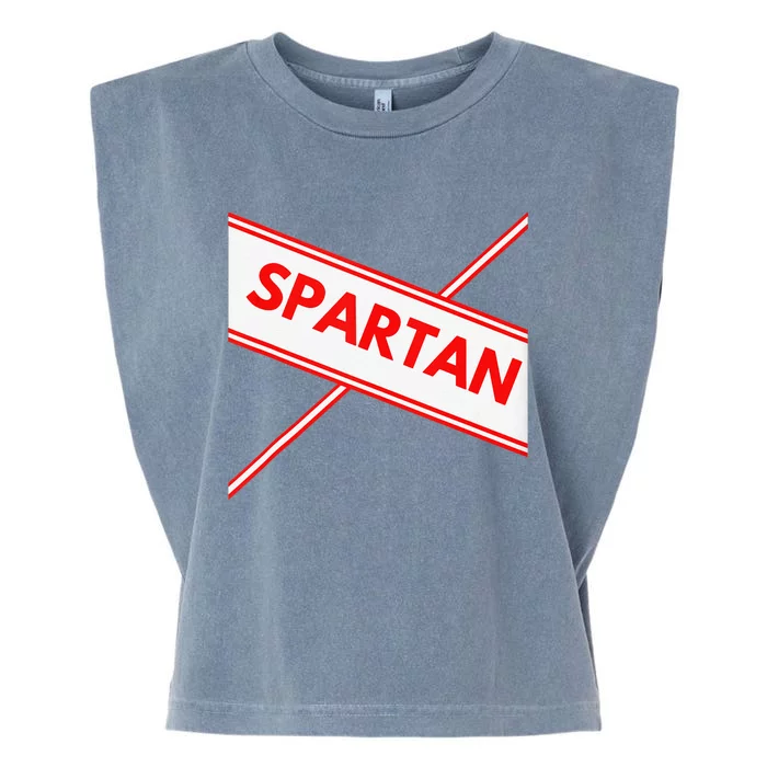 Spartan Cheerleader Easy Halloween Costume Design Garment-Dyed Women's Muscle Tee