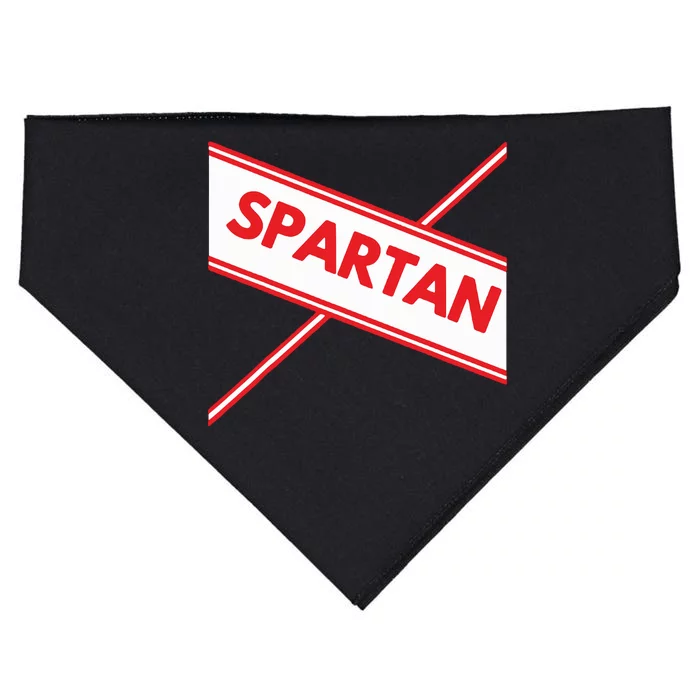 Spartan Cheerleader Easy Halloween Costume USA-Made Doggie Bandana