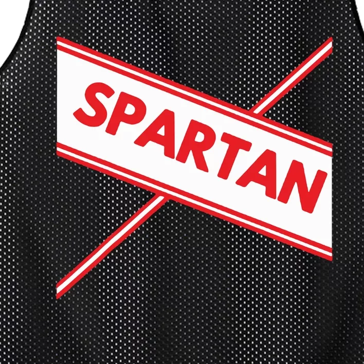 Spartan Cheerleader Easy Halloween Costume Mesh Reversible Basketball Jersey Tank