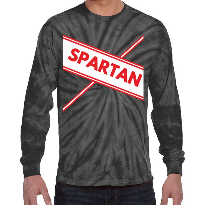 Spartan Cheerleader Easy Halloween Costume Tie-Dye Long Sleeve Shirt