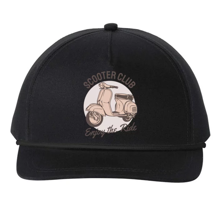 Scooter Club Enjoy The Ride Snapback Five-Panel Rope Hat