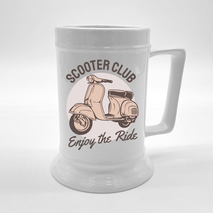 Scooter Club Enjoy The Ride Front & Back Beer Stein