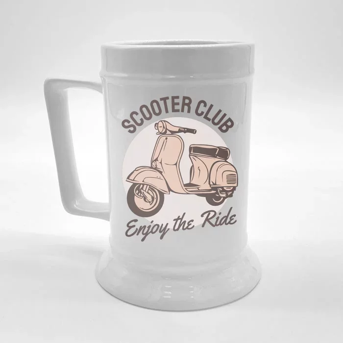 Scooter Club Enjoy The Ride Front & Back Beer Stein