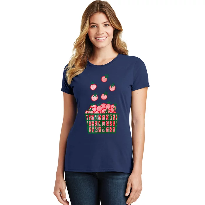 Strawberry Cute Food Women's T-Shirt