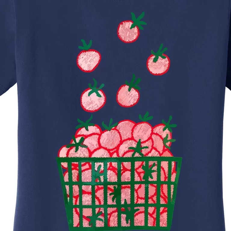 Strawberry Cute Food Women's T-Shirt