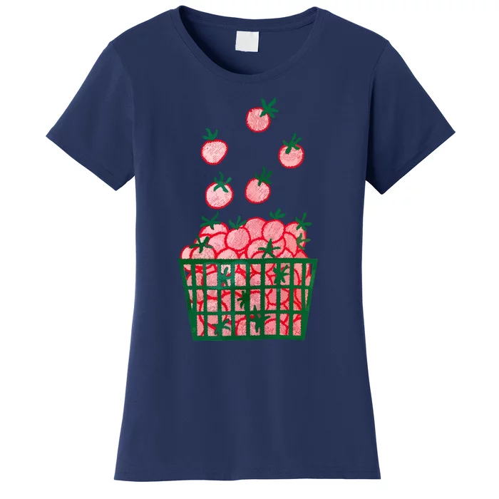 Strawberry Cute Food Women's T-Shirt