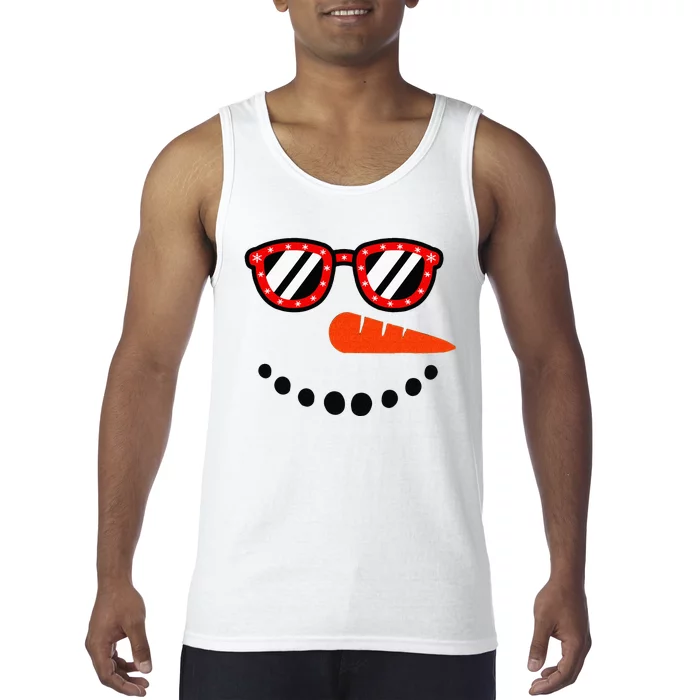 Snowman Christmas For Men Women Snowman Girls Tank Top