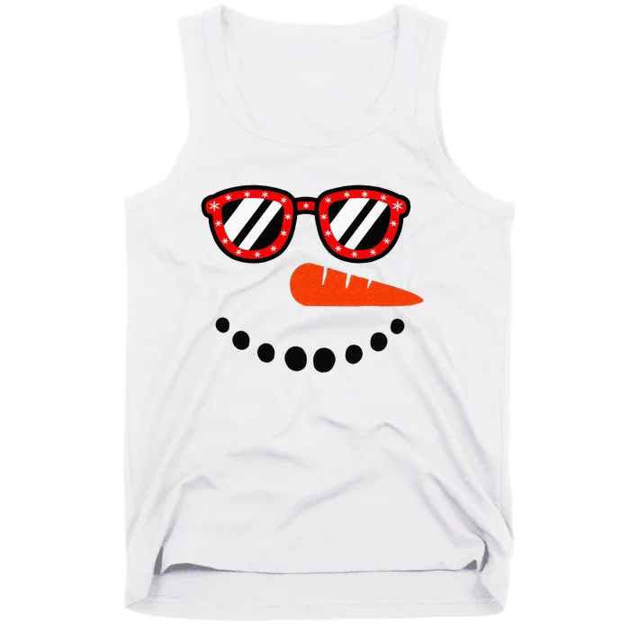 Snowman Christmas For Men Women Snowman Girls Tank Top