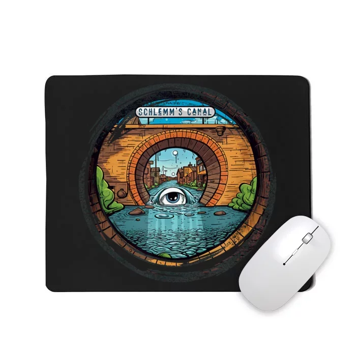 Schlemms Canal Funny Eyeball Optometry Fun Glaucoma Mousepad