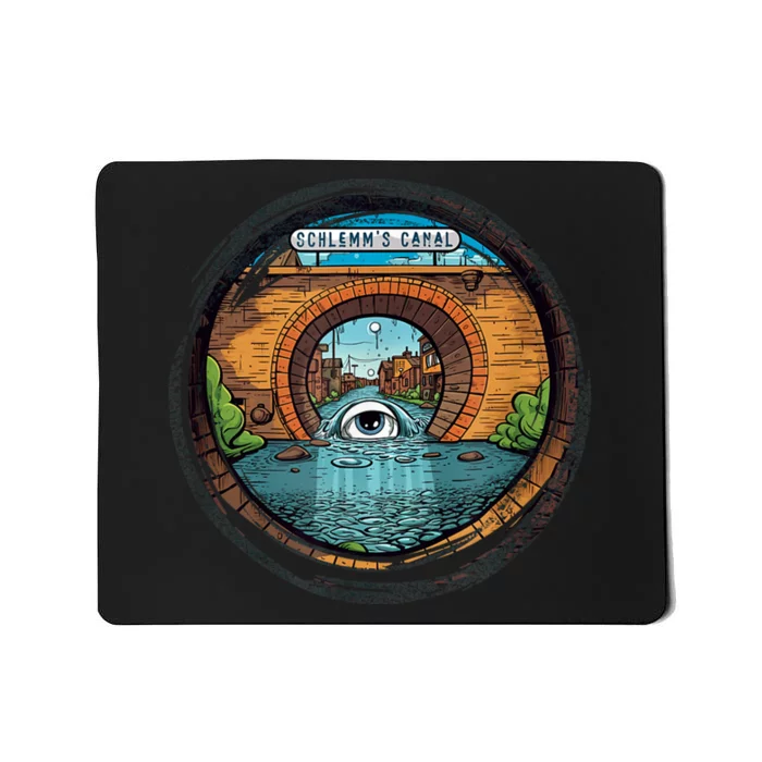 Schlemms Canal Funny Eyeball Optometry Fun Glaucoma Mousepad