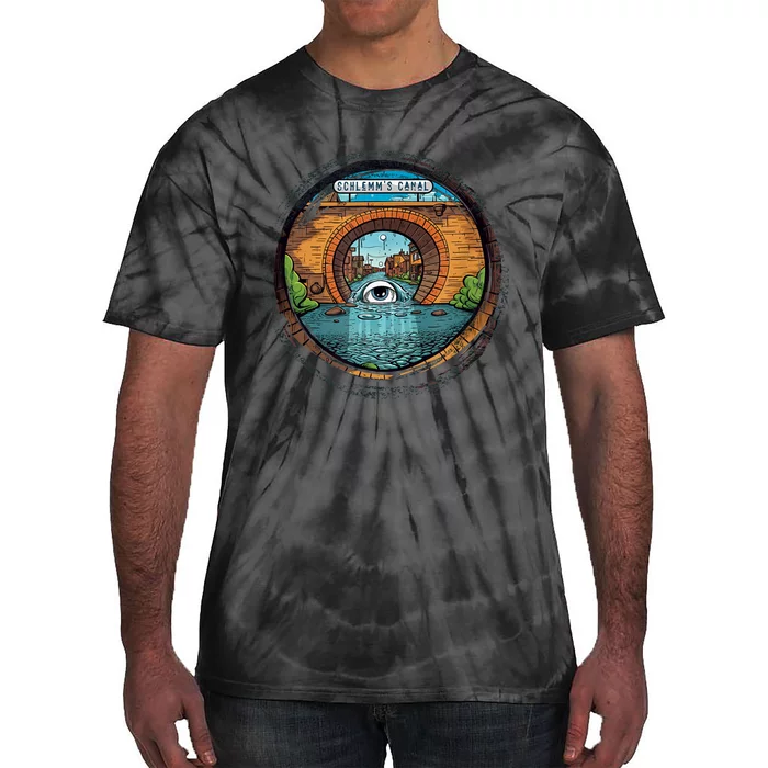 Schlemms Canal Funny Eyeball Optometry Fun Glaucoma Tie-Dye T-Shirt