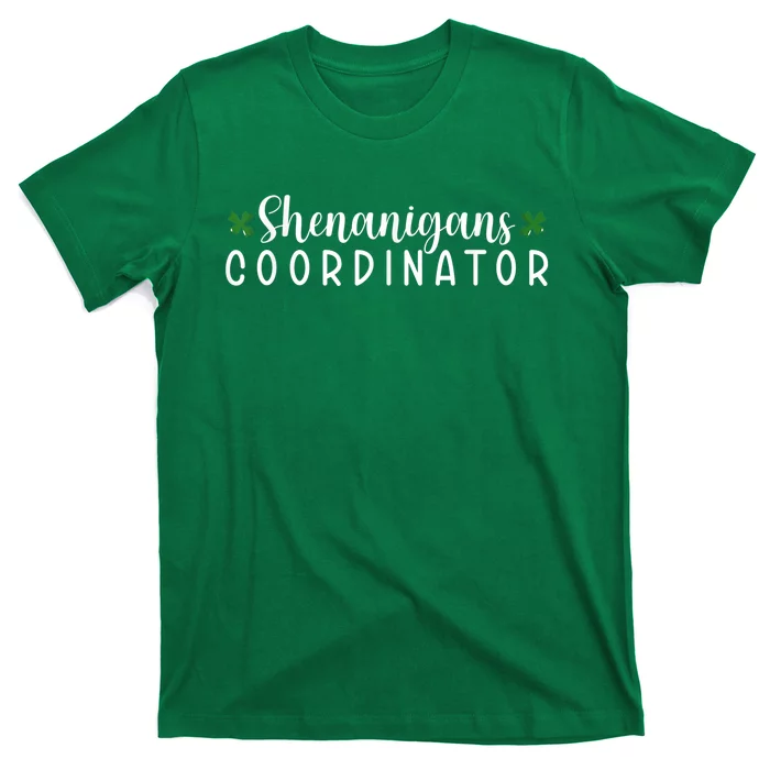 Shenanigans Coordinator Funny St Patricks Day Teacher T-Shirt