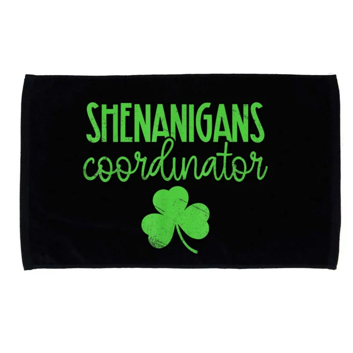 Shenanigans Coordinator Funny Teacher St Patricks Day Microfiber Hand Towel