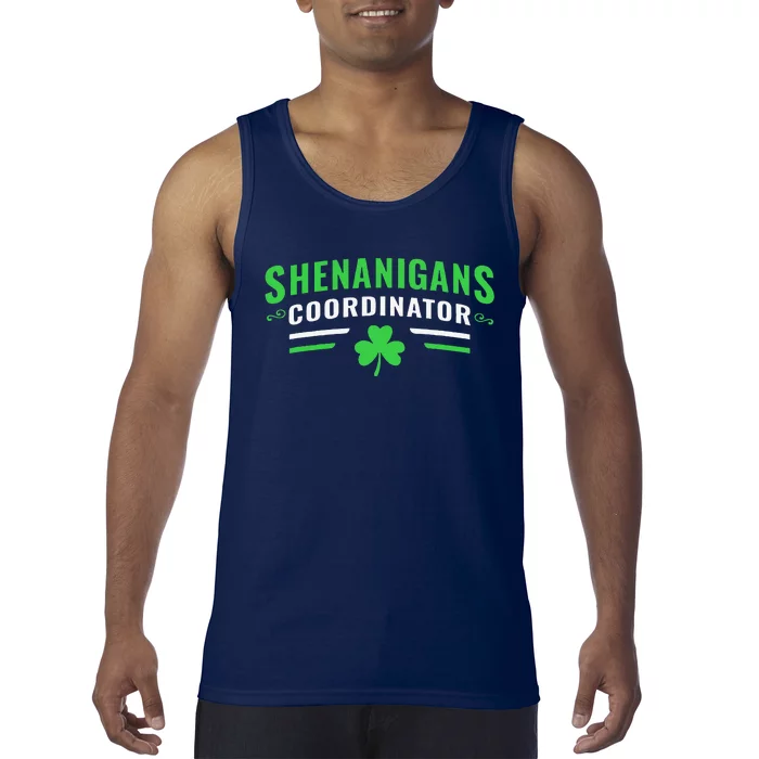 Shenanigans Coordinator Funny Teacher St Patrick's Day Tank Top