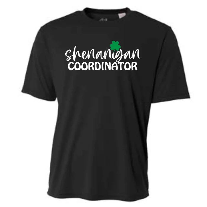 Shenanigan Coordinator Funny St Pattys Day Matching Meme Gift Cooling Performance Crew T-Shirt