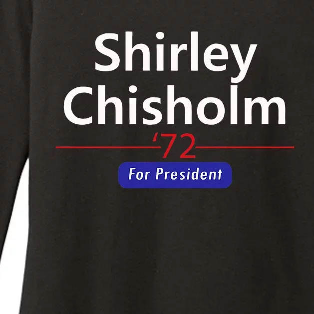 Shirley Chisholm For President 1972 Womens CVC Long Sleeve Shirt