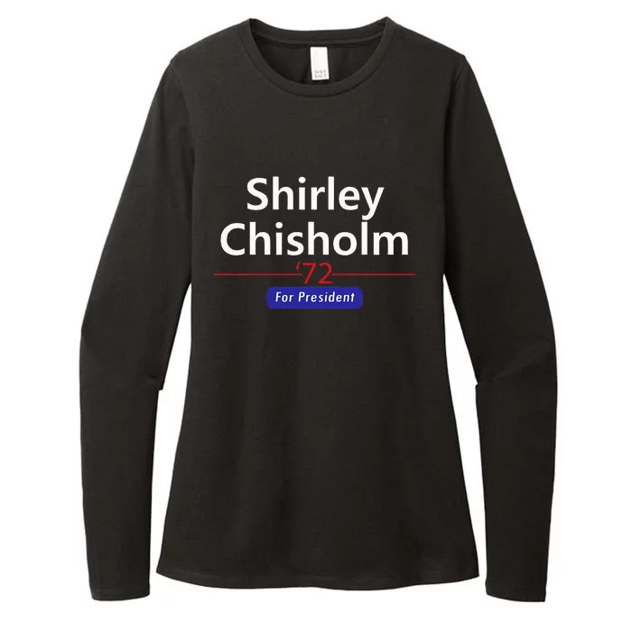 Shirley Chisholm For President 1972 Womens CVC Long Sleeve Shirt