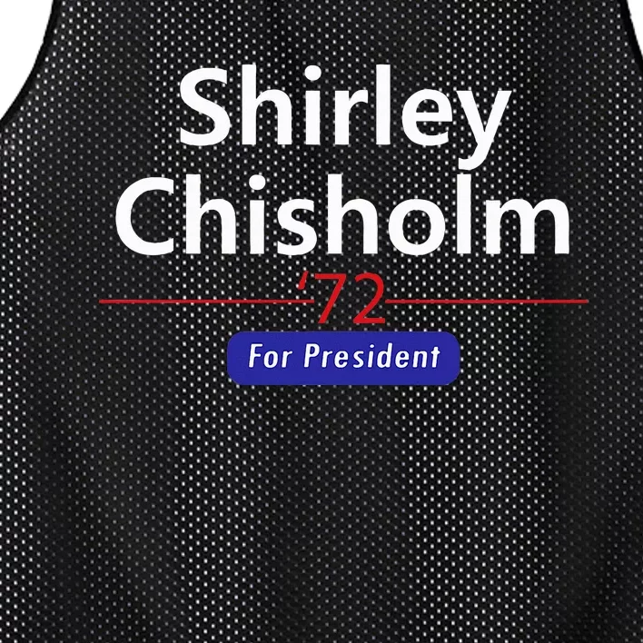 Shirley Chisholm For President 1972 Mesh Reversible Basketball Jersey Tank