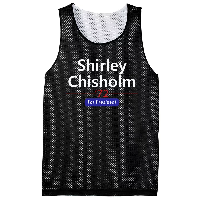 Shirley Chisholm For President 1972 Mesh Reversible Basketball Jersey Tank