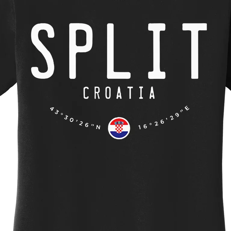 Split Croatia Flag Women's T-Shirt