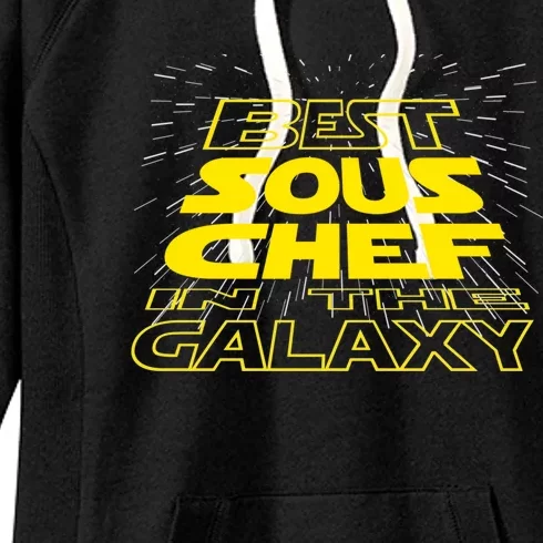 Sous Chef Funny Cool Galaxy Job Gift Women's Fleece Hoodie