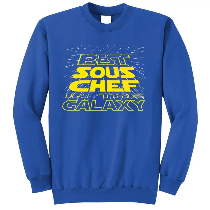 Sous Chef Funny Cool Galaxy Job Gift Tall Sweatshirt