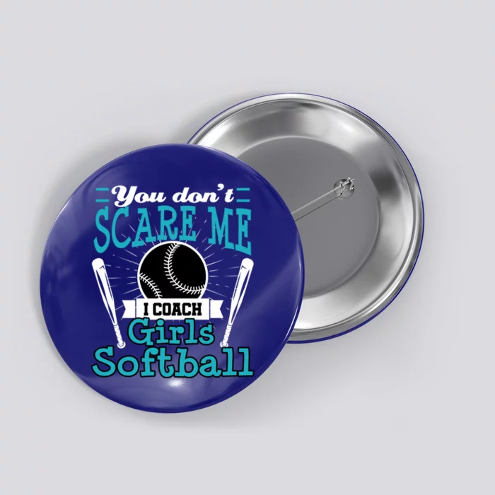 Softball Coach Funny Thank You End Of Season Gift Cool Gift Button