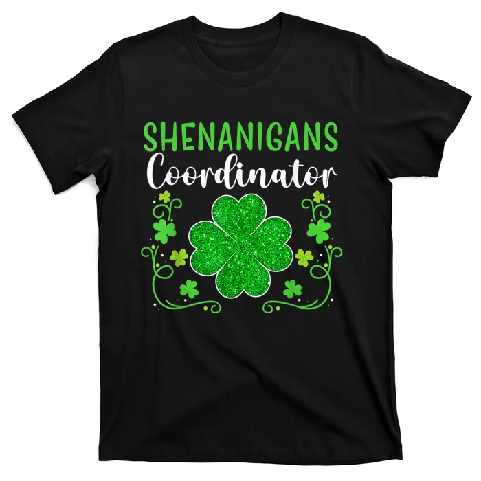 Shenanigans Coordinator Funny St Patrick's Day Teacher T-Shirt