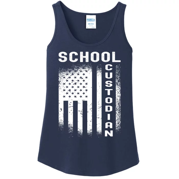 School Custodian Funny Ladies Essential Tank