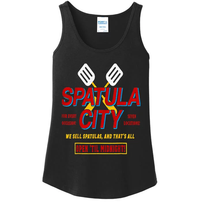 Spatula City Funny Ladies Essential Tank