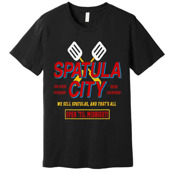 Spatula City Funny Premium T-Shirt