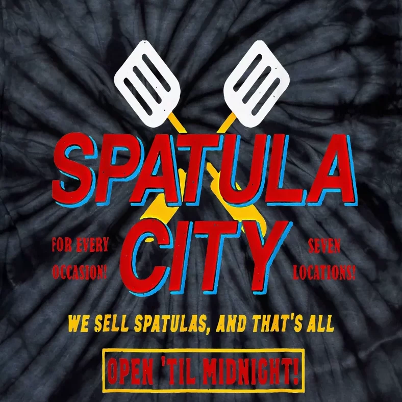 Spatula City Funny Tie-Dye T-Shirt