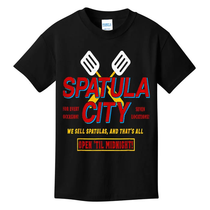 Spatula City Funny Kids T-Shirt