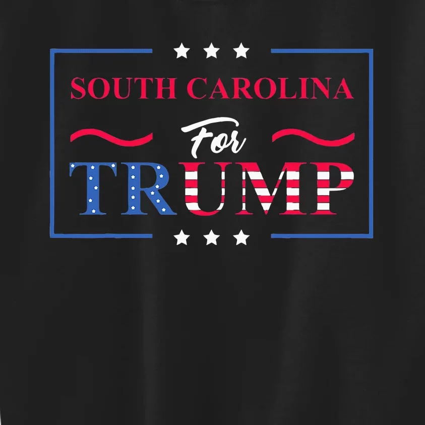 South Carolina For Trump 2024 Pro Vote Republican Kids Sweatshirt