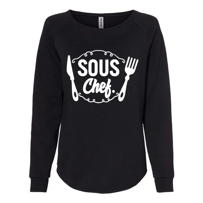 Sous Chef Family Matching Head Chef Mothers Day Mom Birthday Gift Womens California Wash Sweatshirt