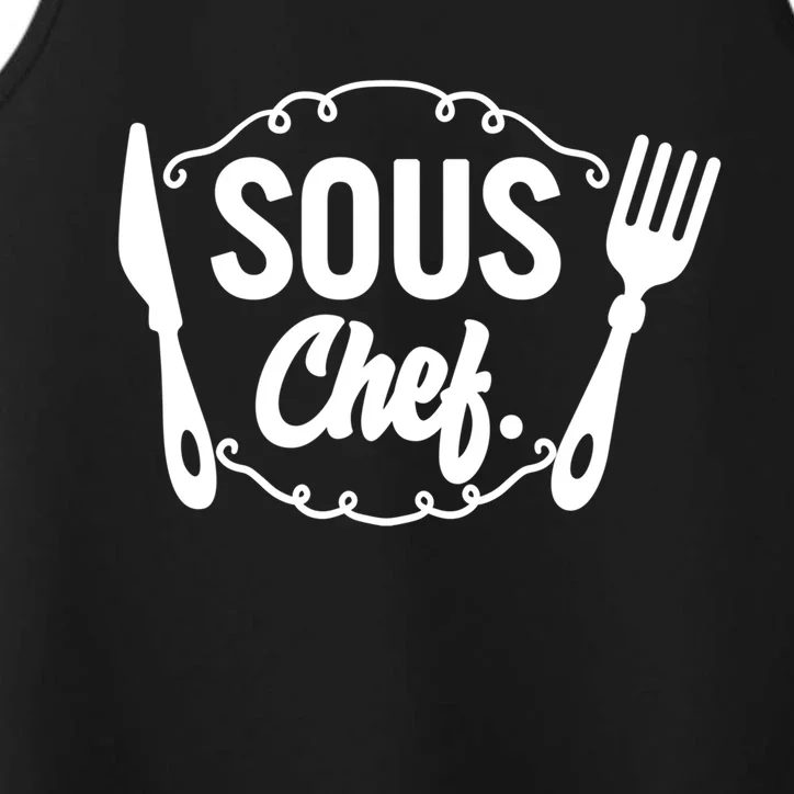 Sous Chef Family Matching Head Chef Mothers Day Mom Birthday Gift Performance Tank