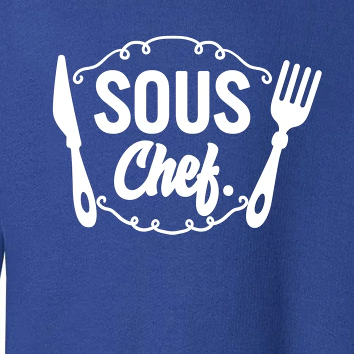 Sous Chef Family Matching Head Chef Mothers Day Mom Birthday Gift Toddler Sweatshirt