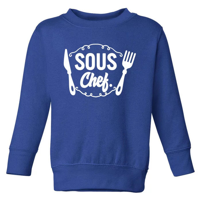 Sous Chef Family Matching Head Chef Mothers Day Mom Birthday Gift Toddler Sweatshirt